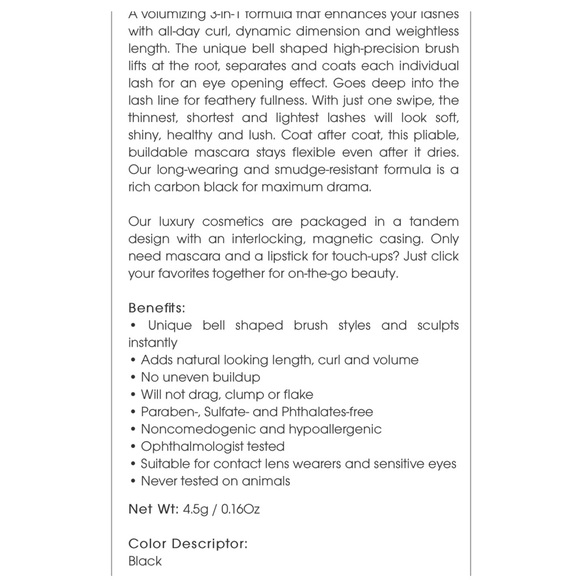 🐝• Distraction Mascara In Black -Luminess Beauty - Picture 5 of 6